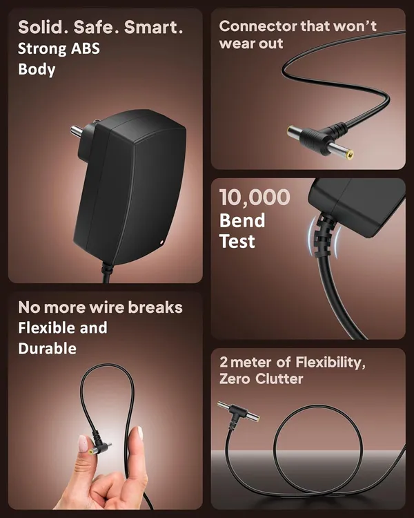 Black_12V_2Amp_Ac_Power_Adapter_With_2_Meter_Wire_Bis_Certified_With_Multiple_Safety_Protection