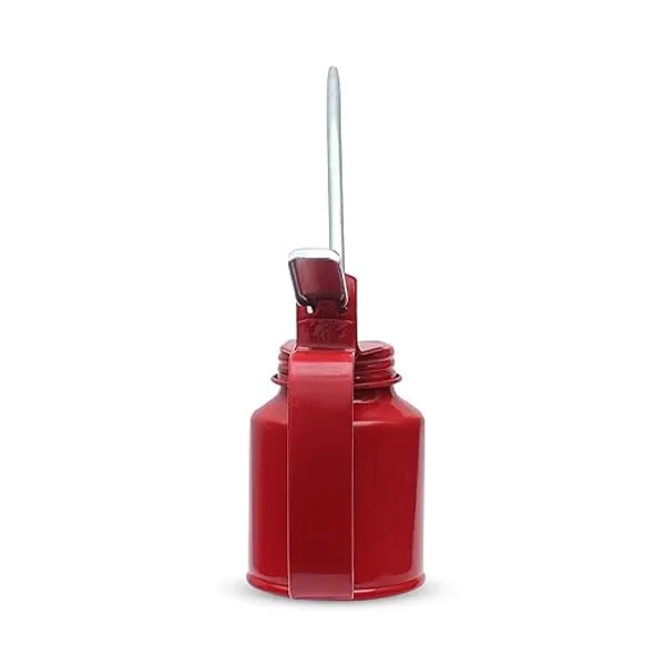 Ziodic_1/2_Pint_Oil_Can_|_Multipurpose_Metal_Oil_Can_With_Fixed_Spout,_For_Vehicles,_Bikes,_Machines_And_Industrial_Use_|_Red_Color