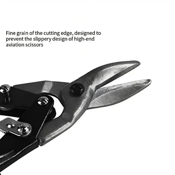 Ziodic_10"_Aviation_Tin_Snips_Straight_Head_-_Cut_Staggered_Tin_Snips_With_Forged_Blade
