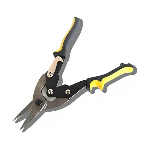Ziodic_10"_Aviation_Tin_Snips_Straight_Head_-_Cut_Staggered_Tin_Snips_With_Forged_Blade