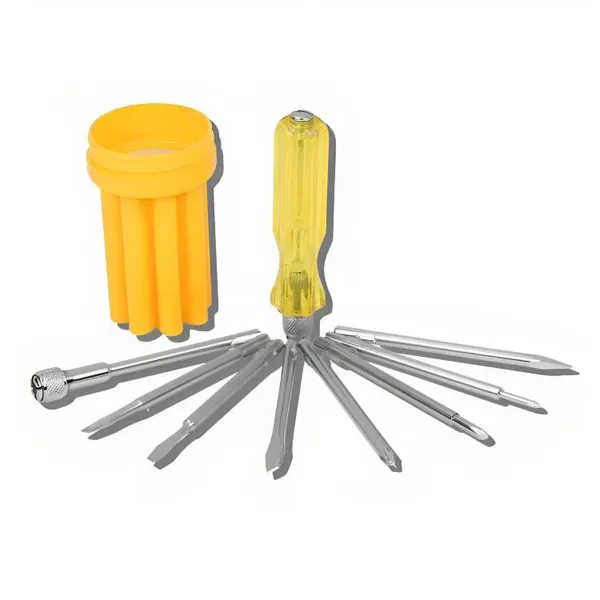 Ziodic_Tricare_8-In-1_Pc_Screwdriver_Kit_With_2_Flat_Blades,_2_Phillips_Head,_1_Round_Poker_Bar,_Extension_Rod|_Multi-Purpose_Tool_Set_(8_Pc)_(Color_May_Vary)