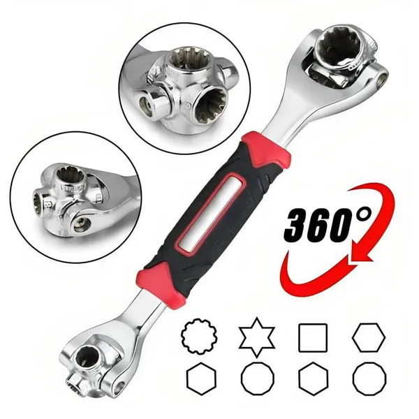 Ziodic_Tiger_Wrench_1_Swivel_Head_Multi_Tool_Spanner_Tools_Socket_Works_With_Spline_Bolts_Multifunction_Passtorx_360_Degree_6-Point_Universal_Furniture_Car_Repair,_Hex_End_(Black)