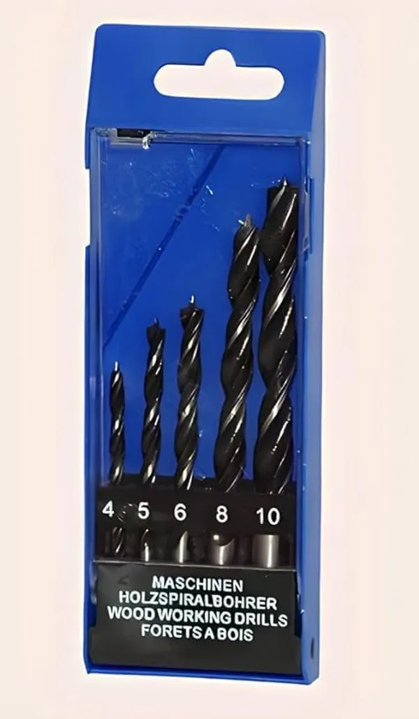 Ziodic_Drill_Bit_Set_Of_13_For_Wood,_Malleable_Iron,_Aluminium,_Plastic_And_Masonry_With_Set_Of_5_Pieces_For_Concrete_And_Brick_Wall_Drilling,_Hex