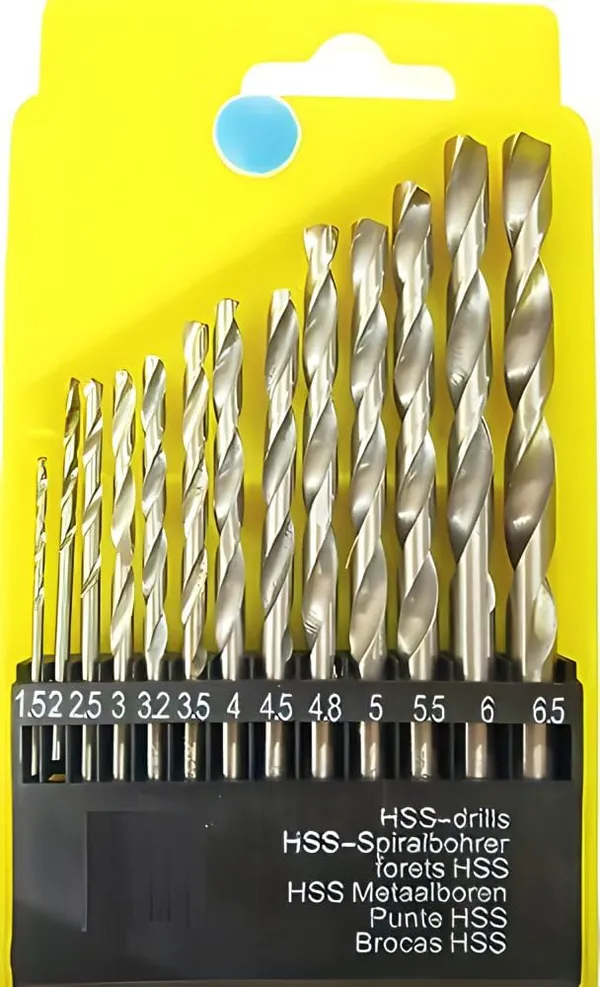 Ziodic_Drill_Bit_Set_Of_13_For_Wood,_Malleable_Iron,_Aluminium,_Plastic_And_Masonry_With_Set_Of_5_Pieces_For_Concrete_And_Brick_Wall_Drilling,_Hex