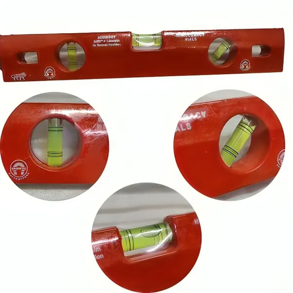 Ziodic_12_Inches_Magnetic_Spirit_Level_;_30Cm_Plasti_Frame_Magnetic_Carpenter'S_Level