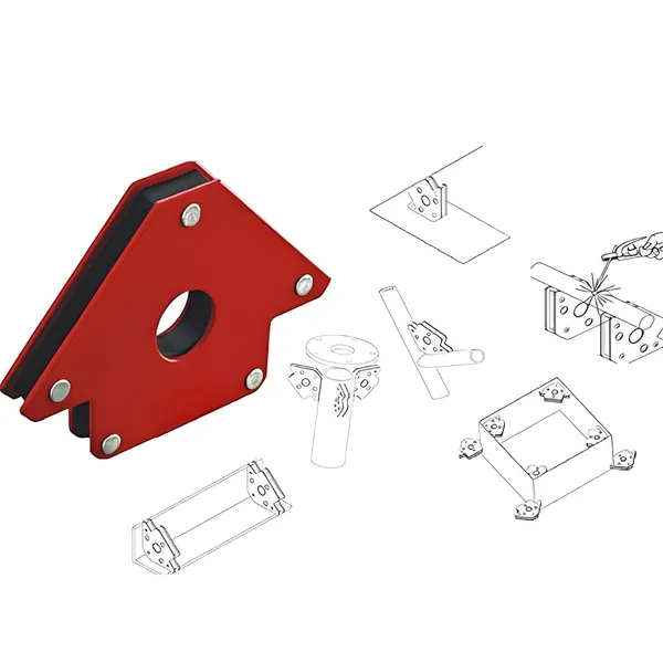 Ziodic_Magnetic_Welding_Holder_Clamp_With_Adjustable_Angles,_Square_Strong_Magnet_Pull_Base_For_Fabrication_Alignment,_Motorcycle_Frame_Bracket_Adapter_(4_Inch)