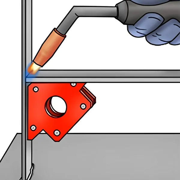 Ziodic_Magnetic_Welding_Holder_Clamp_With_Adjustable_Angles,_Square_Strong_Magnet_Pull_Base_For_Fabrication_Alignment,_Motorcycle_Frame_Bracket_Adapter_(4_Inch)