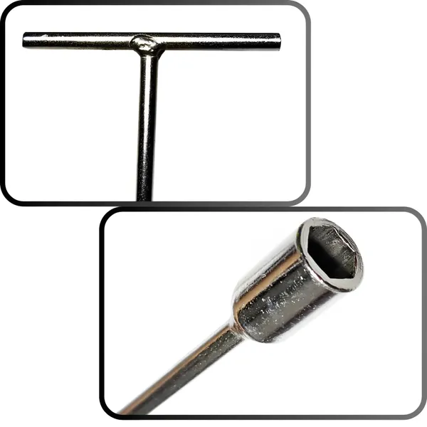Ziodic_Stainless_Steel_Hex_1/4_T-Socket_Spanner_Set,_9_Pieces,_7Mm_To_15Mm,_For_Automotive/Bike/Car_Repair_Tools_Kit