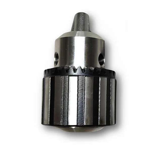 Ziodic_High_Precision_Industrial_1-13Mm_Taper_Heavy_Drill_Chuck_With_Key_And_Arbor_Mt2_Shank_For_Bench_Drill,_Milling,_Lathe_Machine,_Silver