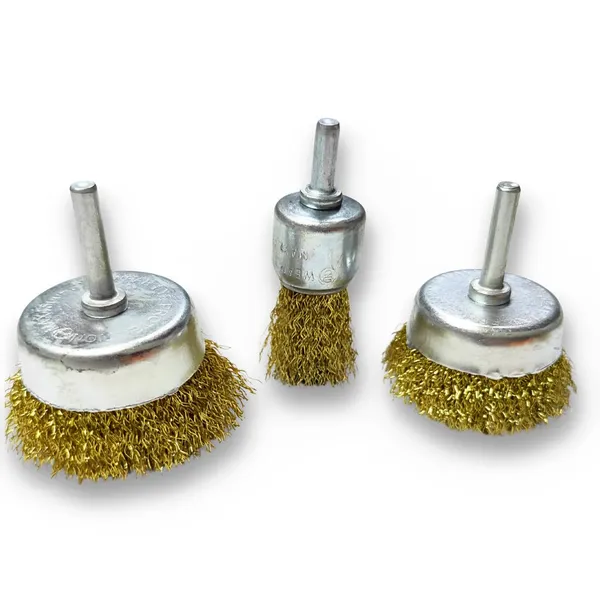 Ziodic_Brass_Coated_Wire_Brush_Wheel_And_Cup_Brush_Set,_Shank,_5_Sizes,_Golden,_Set_Of_5