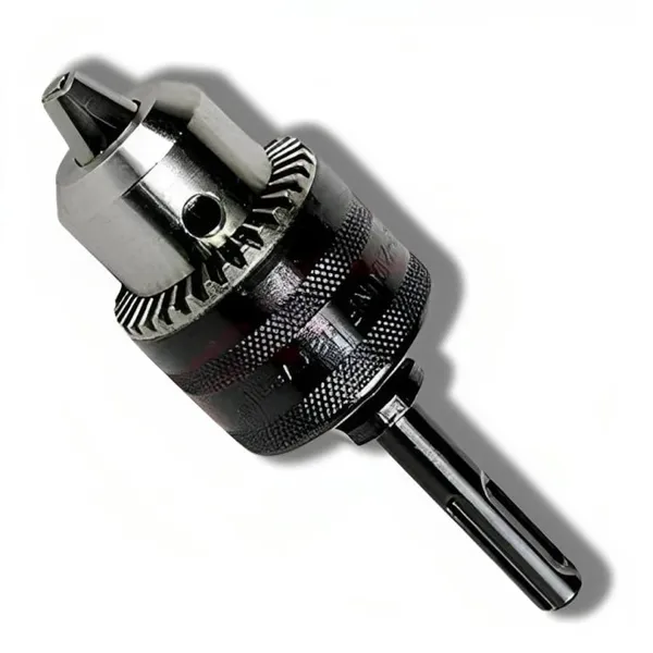 Ziodic_Heavy_Duty_13Mm_Drill_Chuck_With_Sds_Adaptor_Key_Set,_Compatible_With_1/2"_20_Unf,_For_Drilling_Machines,_Made_Of_Steel,_Quick_And_Conversion_Capability