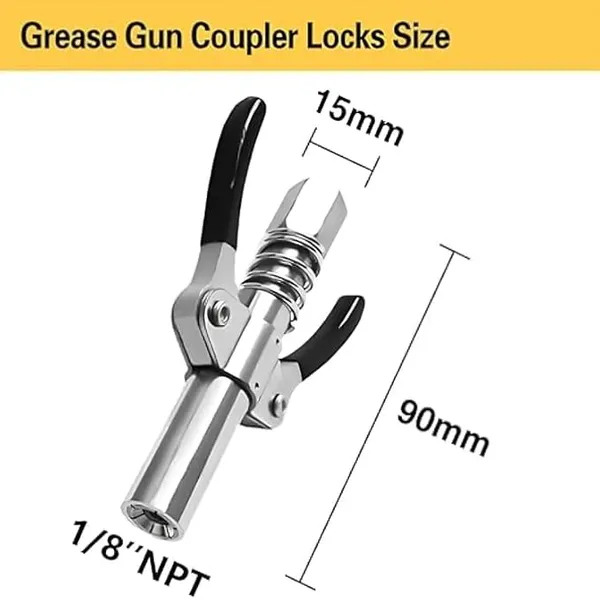 Ziodic_Grease_Gun_Coupler_Lock_Nozzle_High_Pressure_Dual_Handle_For_Manual_Pneumatic_Electric_Grease_Gun_Coupler_Quick_Release_Grease_Nozzle_1/8"Npt_10000_Psi,_Compatible_With_All_Grease_Guns