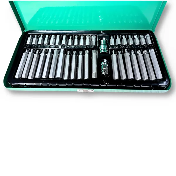 Ziodic_Chrome_Vanadium_Steel_40-Piece_Screwdriver_Wrench_Head_Set_With_Iron_Box,_Torx_Hexagon_Socket_Bits_For_Car,_Motorcycle_Maintenance