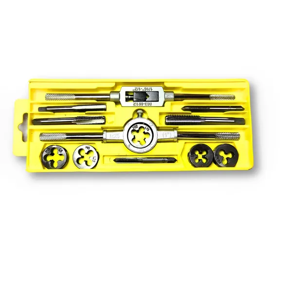 Ziodic_Practical_Set_Metric_Handle_Taps_Dies_Sets_Kits_Screw_Thread_Taps_Carbon_Steel_M3-M12_Taps_Dies_Wrench_Screw._(12_Pic)