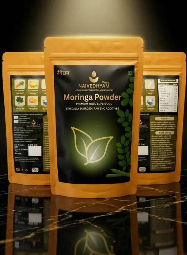Naivedhyam_Pure_Moringa_Powder_-_Premium_Yogic_Superfood_And_Pure_Naivedhyam_Honey-Coriander_Honey_-_500_Gm_Pack_Of_2
