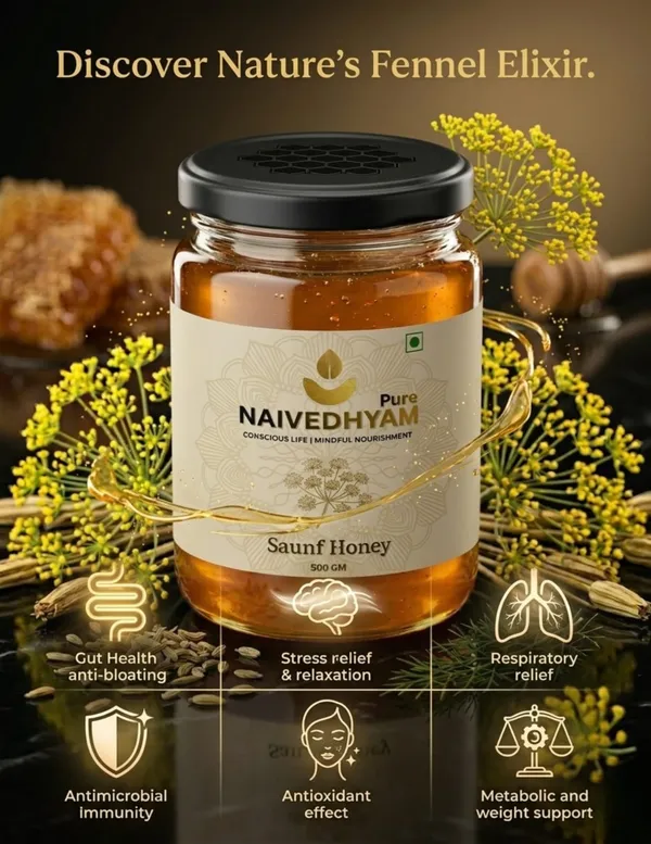 Naivedhyam_Pure_Saunf_Honey_(Fennel_Honey)_-_500G