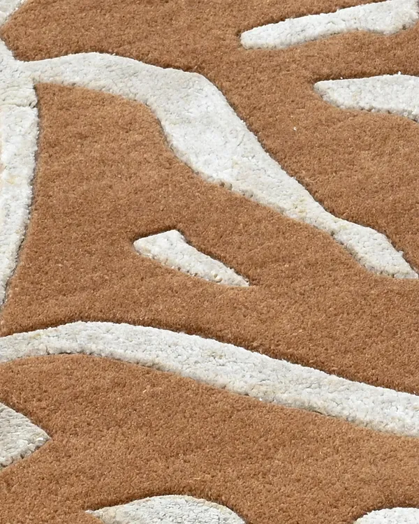 Beige_Abstract_Round_Hand_Tufted_Wool_Rug