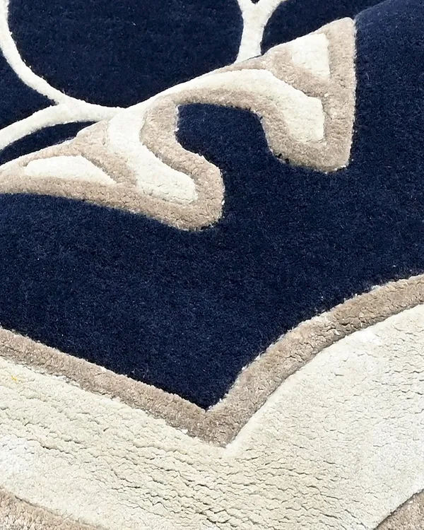 Blue_Geometric_Medallion_Hand_Tufted_Wool_Rug