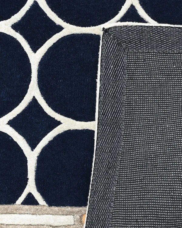 Blue_Geometric_Medallion_Hand_Tufted_Wool_Rug