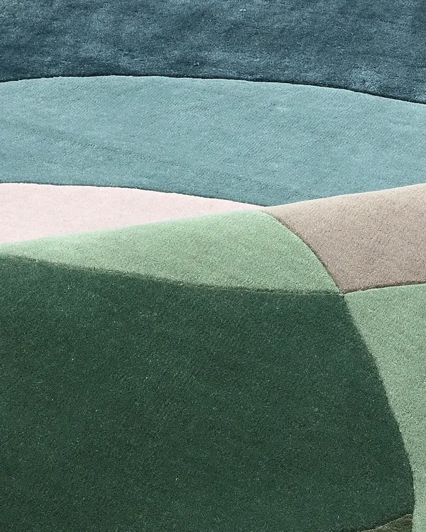 Green_Abstract_Arch_Hand_Tufted_Wool_Rug
