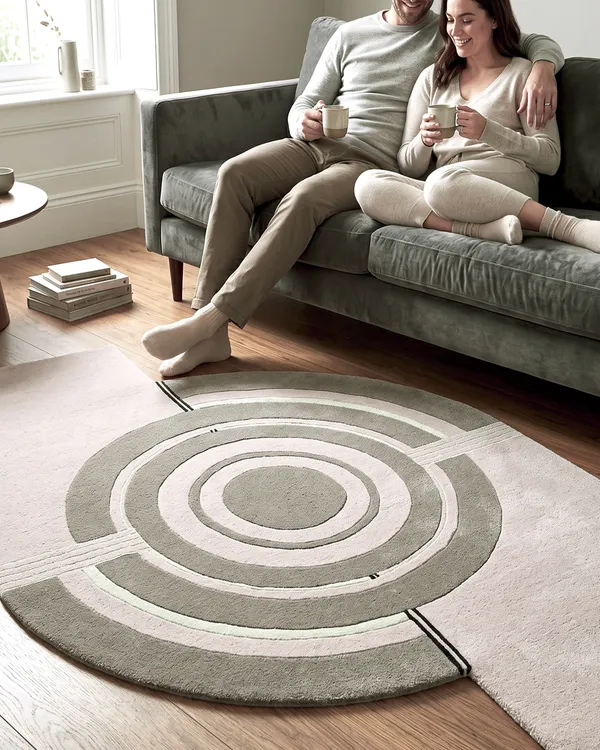 Grey_Abstract_Circular_Hand_Tufted_Wool_Rug