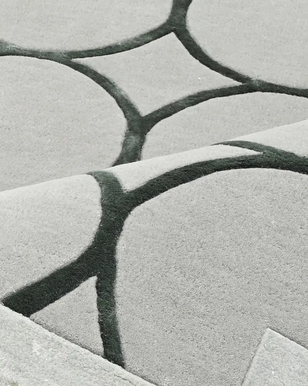 Grey_Geometric_Circle_Hand_Tufted_Wool_Rug