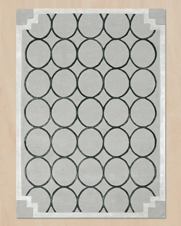 Grey_Geometric_Circle_Hand_Tufted_Wool_Rug