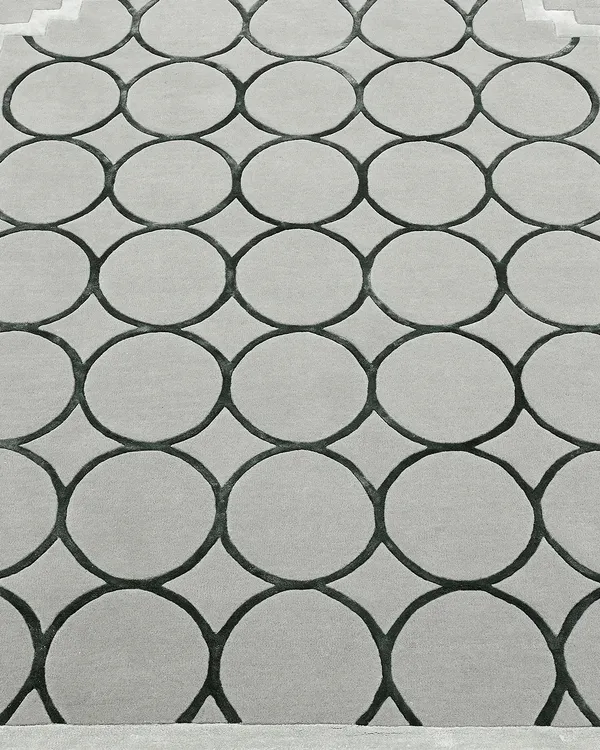 Grey_Geometric_Circle_Hand_Tufted_Wool_Rug