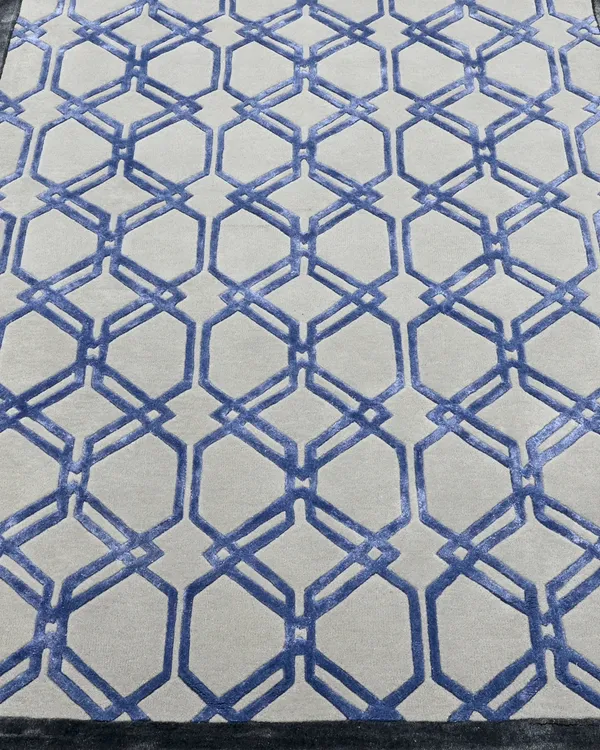 Grey_Geometric_Lattice_Hand_Tufted_Wool_Rug