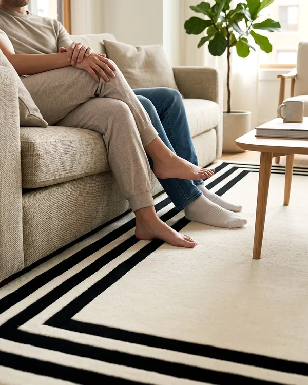 Ivory_Frame_Hand_Tufted_Wool_Rug
