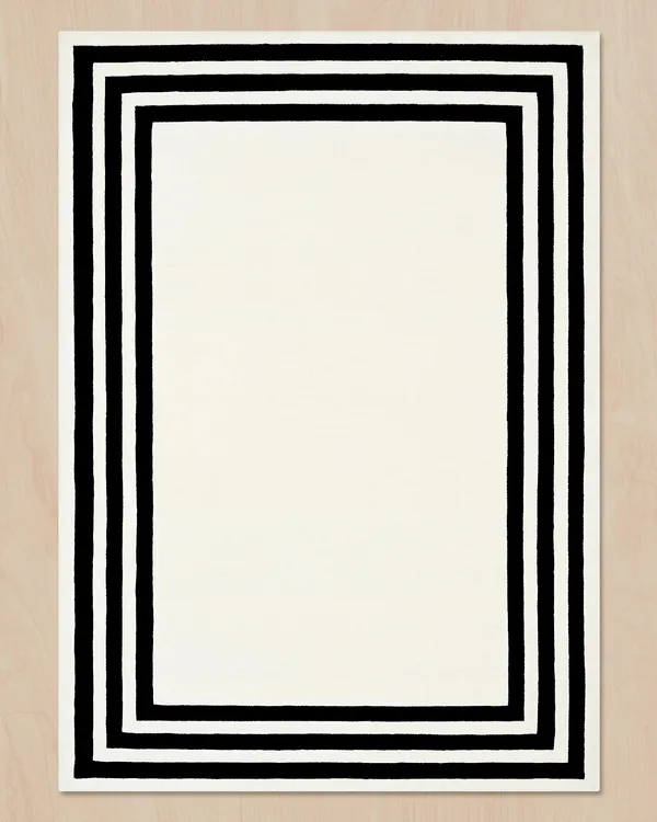 Ivory_Frame_Hand_Tufted_Wool_Rug