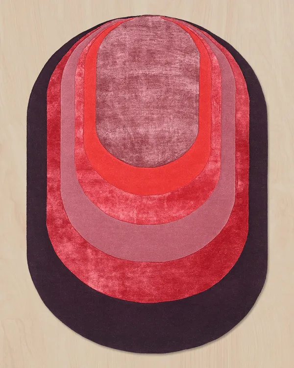 Red_Abstract_Arch_Hand_Tufted_Wool_Rug