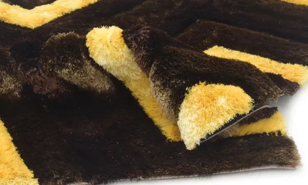 Yellow_Brown_Hand_Woven_Fluffy_Soft_Floor_Carpet_Microfiber_Shaggy_Modern_Rugs_Anti_Skid_Backing_For_Home_Living_Room_Bedroom_Dining_Room_Kids_Room_Brown