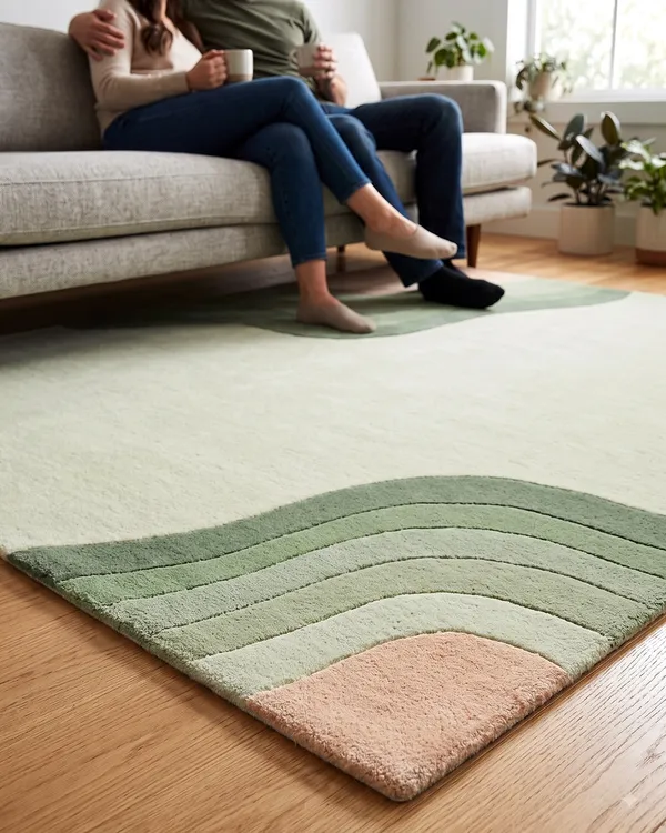 Sage_Green_Abstract_Wave_Hand_Tufted_Wool_Rug