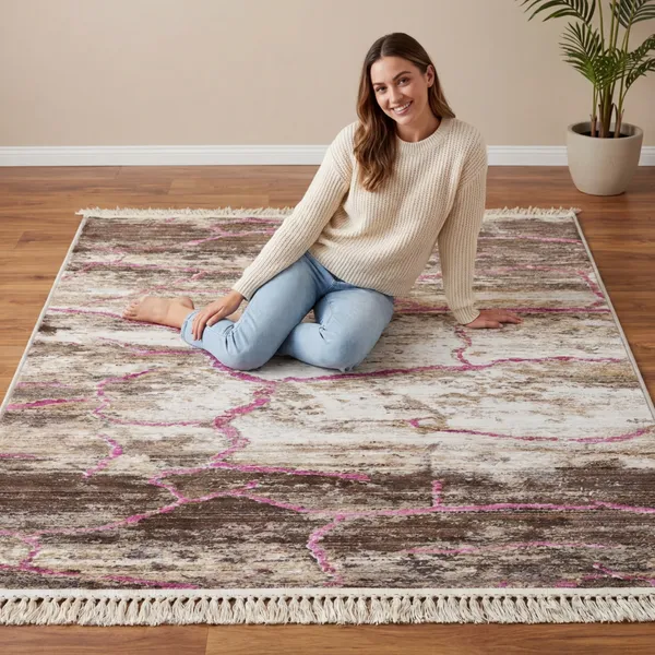 Creampink_Modern_Yarn_Carpets_Doormat_Runner_Rug_For_Home_Decor_Living_Room_Bedroom_Office_Dining_And_Suits_To_Every_Space_In_Home_Lucca_Cream