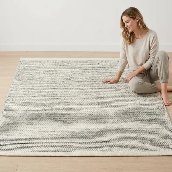 Cream_And_Black_Pebble_Woolen_Carpet_Modern_Rugs_For_Living_Room_Bedroom_Kids_Room_Cream