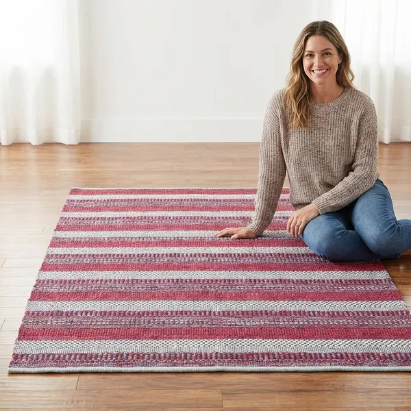Multicolor_Handwoven_Cotton_Rug_Dhurrie_For_Living_Room_Washable_Modern_Dari_Carpet_For_Bedroom_And_Home