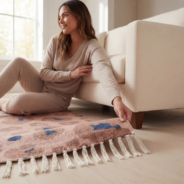 Pink_Handmade_Dhurrie_For_Living_Room_Cotton_Rug_For_Bedroom_Durable_Washable_And_Stylish_Printed_Floor_Carpet_For_Home