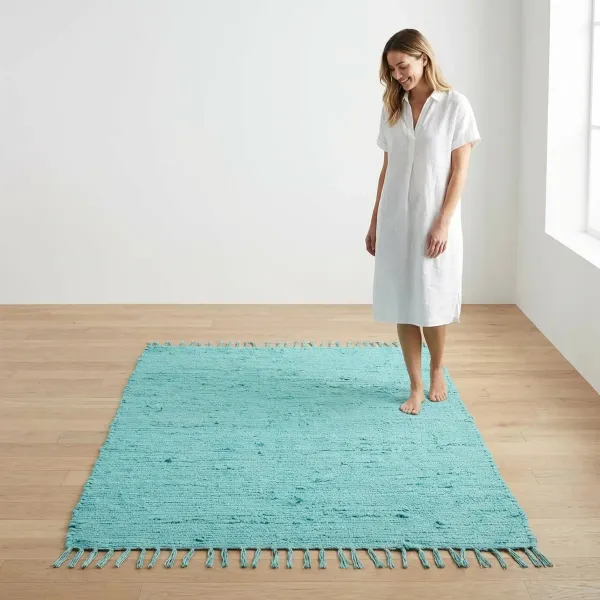 Handmade_Dhurrie_Cotton_Chindi_Rug_for_Home_-_Color_Turquoise