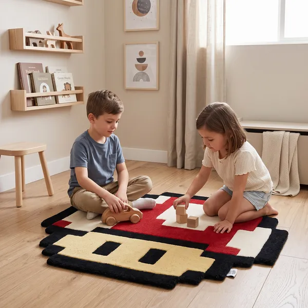Mario_Mushroom_Hand-Tufted_Wool_Rug