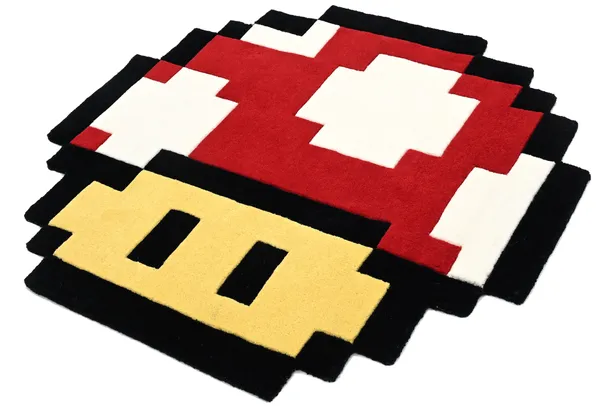 Mario_Mushroom_Hand-Tufted_Wool_Rug