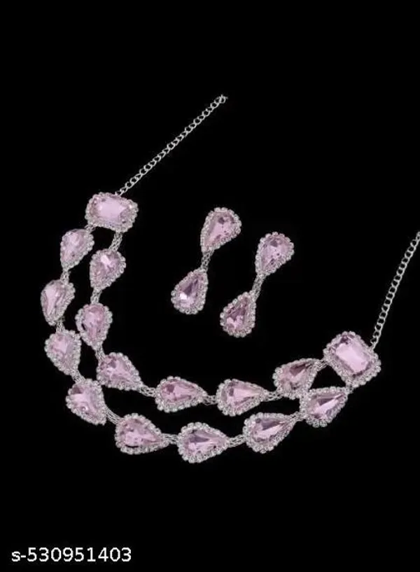 Womens_Fashion_Necklace_Set_With_Matching_Earrings
