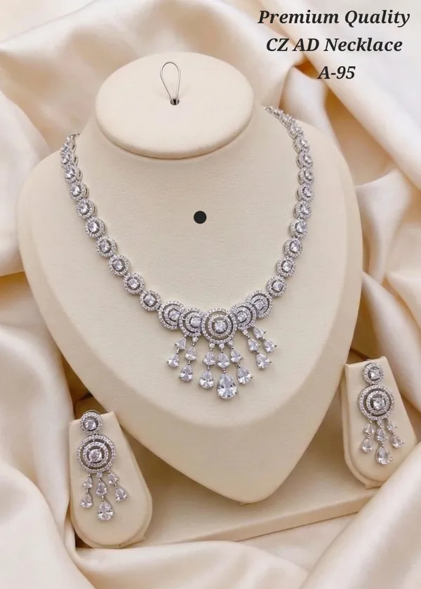 Premium_Quality_AD_Necklace_With_Earrings