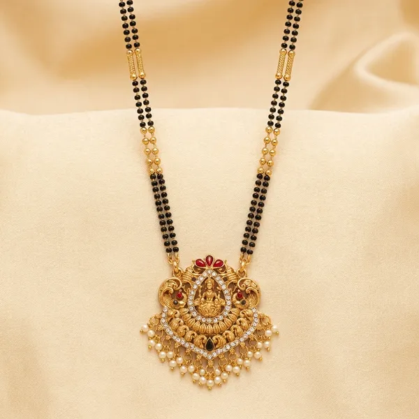 Traditional_White_Bead_Laxmi_Design_Mangalsutra_For_Women_(Mangalsutra_Only)