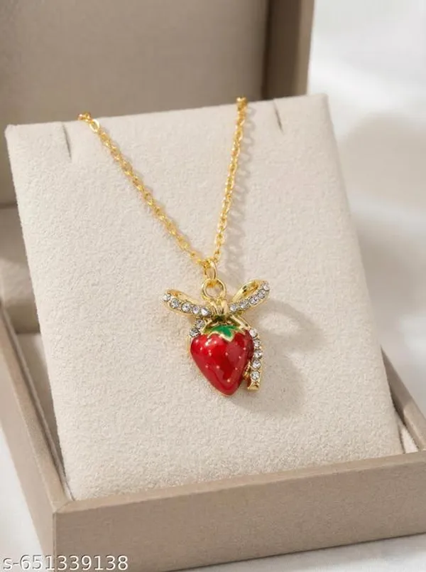 Designer_Pendant_Strawberry_Chain_For_Women