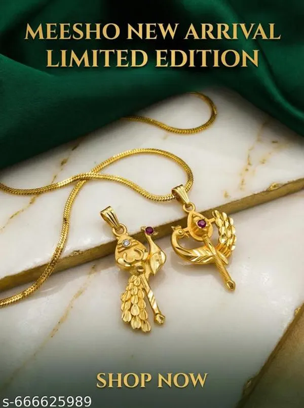 Designer_Mayur_&_Murgan_Pendant_Combo_With_1_Chain_For_Women
