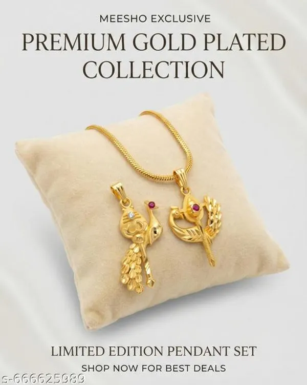 Designer_Mayur_&_Murgan_Pendant_Combo_With_1_Chain_For_Women