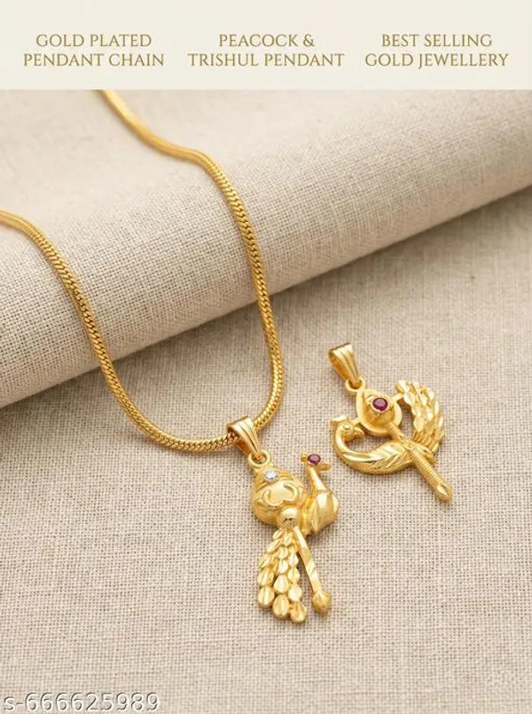 Designer_Mayur_&_Murgan_Pendant_Combo_With_1_Chain_For_Women