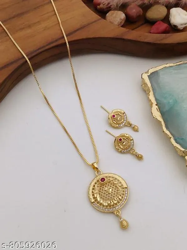 Womens_Fashion_Necklace_Set_With_Matching_Earrings