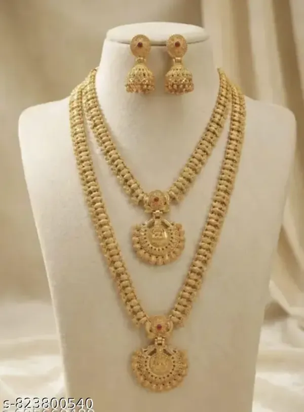 Women_Fashion_Necklace_Set_Combo_With_Matching_Earrings